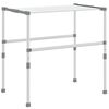 vidaXL pesukuivatusrest, 83 x (50-55) x (40-85) cm, alumiinium