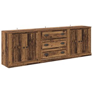 vidaXL Kappide k&uuml;lgedel 3 pcs Vana puit 210 x 35,5 x 67,5 cm Tehispuit