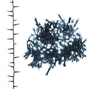 vidaXL LED-valgusriba, 2000 LEDi, k&uuml;lm valge, 45 m, PVC