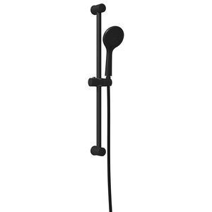 vidaXL Du&scaron;is&uuml;steemi komplekt Must 71 cm Roostevaba teras