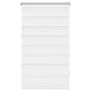 vidaXL Sebraruloo 70,9 x 120 cm kangast, laius 66,7 cm, valge