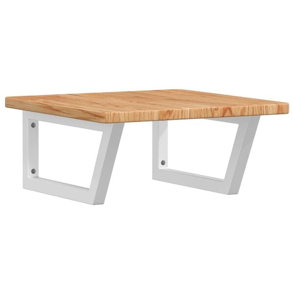 vidaXL seinale kinnitatav valamuriiul, teras ja tammepuit