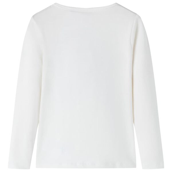 Pikkade varrukatega lastesärk, ekrüüvärv, 92