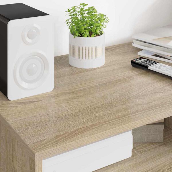 vidaXL Telerikapp sahtliga Sonoma tamm 100 x 48 x 43 cm Tehispuit