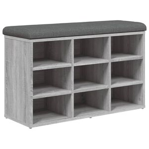 vidaXL jalatsipink, hall Sonoma tamm, 82 x 32 x 50 cm, tehispuit