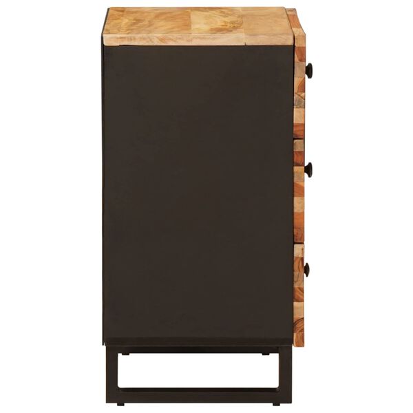 vidaXL Voodikapp sahtliga Pruun 50 x 33 x 62 cm Tugev mango puu