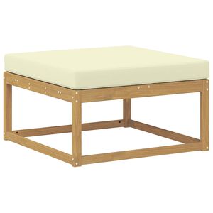 vidaXL V&auml;li jalatoed Pol&uuml;ester Valge