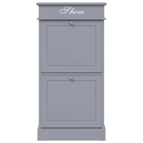 vidaXL kingakapp, hall, 50 x 28 x 98 cm, Paulownia puit