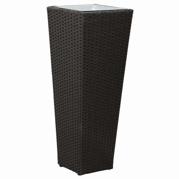 vidaXL V&auml;listingimustes komplekt 3 pcs Must Metall