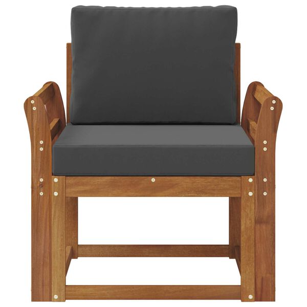 vidaXL &Otilde;uesohva Tugev akaatsiapuit ja pol&uuml;ester Neutraalne