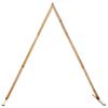 vidaXL Pulma kaar Helepruun 202 x 95 x 254 cm Kindel m&auml;nnipuidust