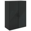 vidaXL Seinale kinnitatav kapp Must 66 x 34,5 x 90 cm Tehispuit