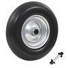 vidaXL aiak&auml;ru ratas teljega, toekas PU 4,00&ndash;8, 390 mm