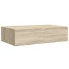 vidaXL sahtlitega seinariiulid, 2 tk, tamm, 40 x 23,5 x 10 cm MDF