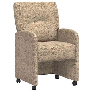 vidaXL Ratastega S&ouml;&ouml;gi-toolid ratastega 2 pcs Helehall 57 x 67 x 95 cm