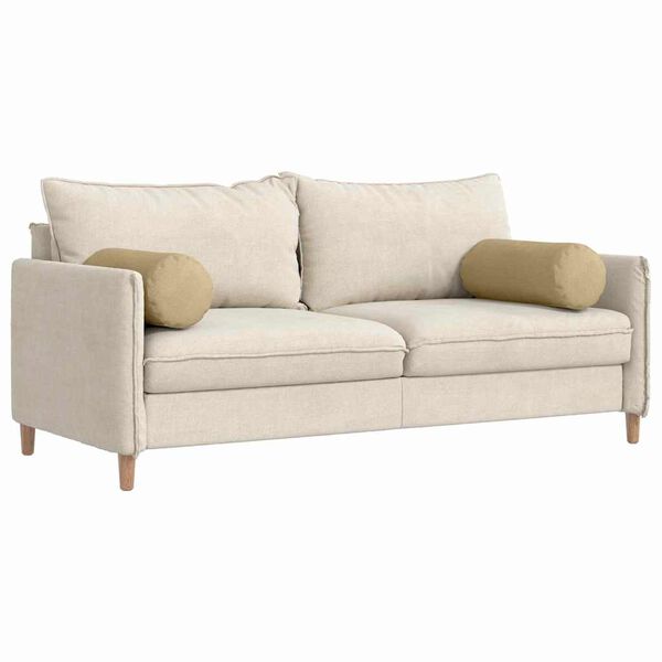 vidaXL Padjad 2 pcs Hall roheline &Oslash; 25 x 70 cm Korter kangas