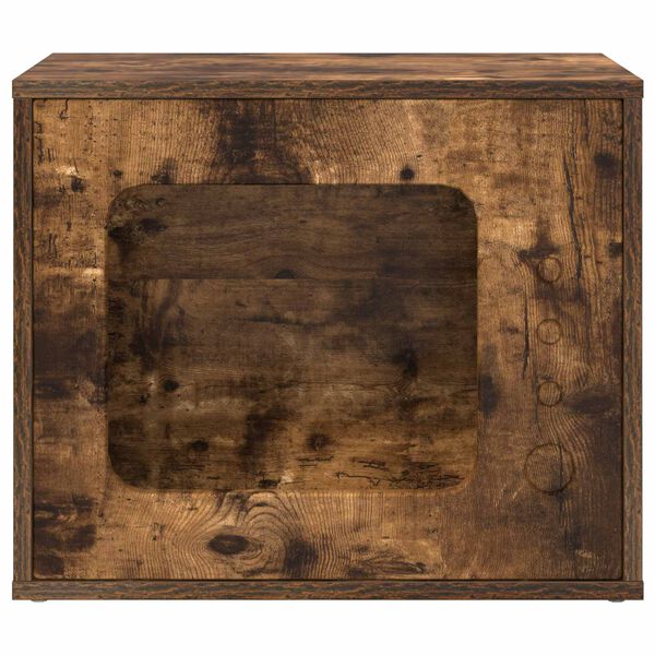 vidaXL Kassi Maja Suitsetatud tamm 51 x 30 x 42,5 cm Tehispuit