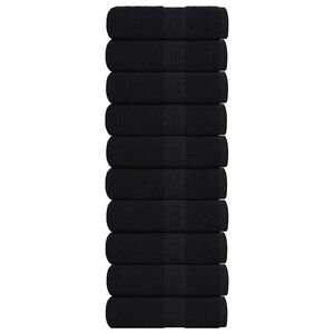 vidaXL pesur&auml;tikud FROGN 10 tk, must, 30x30 cm, 360 g/m&sup2;