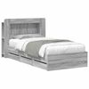 vidaXL Voodiraam ladustamisega peaga Hall Sonoma 75 x 190 cm Tehispuit