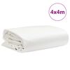 vidaXL present, valge, 4 x 4 m, 650 g/m&sup2;