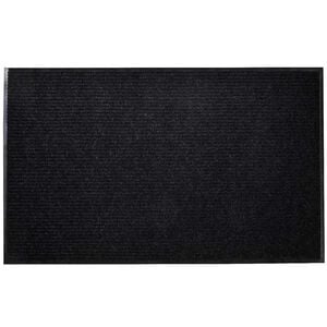 vidaXL uksematt, must, 90 x 60 cm, PVC