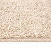 vidaXL Libisemisvastane Shaggy Vaip cream 120 x 120 cm PP