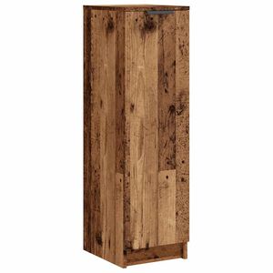 vidaXL jalatsikapp, vana puit, 29,5x35x100,5 cm, tehispuit