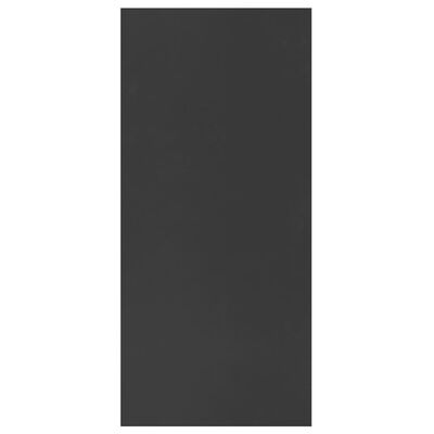 vidaXL raamaturiiul/puhvetkapp, must, 66x30x130 cm puitlaastplaat