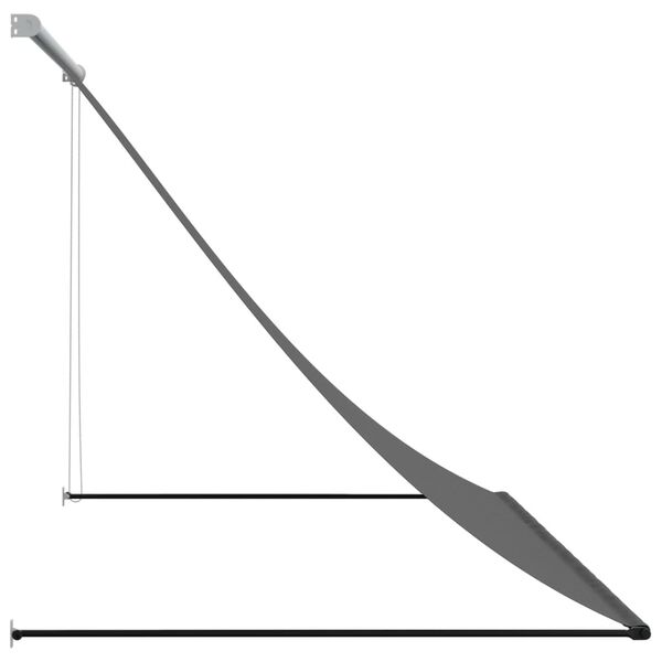 vidaXL sisset&otilde;mmatav varikatus antratsiithall, 250x150cm, kangas/teras