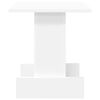 vidaXL Otsalaud Valge 35,5 x 35 x 40 cm Tehispuit