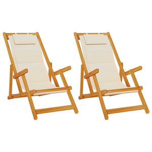 vidaXL Ranna juhik padjaga 2 pcs Pruun Tugev akatsiapuu
