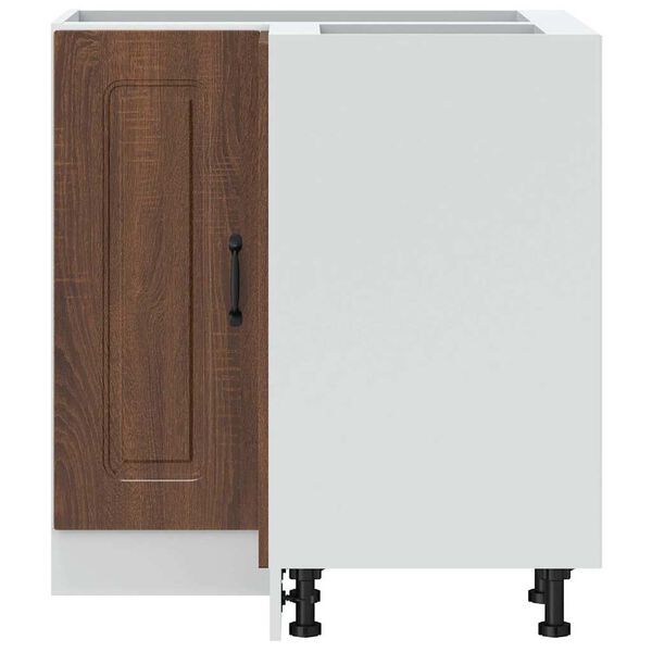 vidaXL k&ouml;&ouml;ginurga aluskapp, Kalmar, pruun tamm, tehispuit