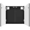 vidaXL Dartboardi kapp Must 56 x 12 x 63 cm Tehispuit