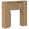 vidaXL Kamina raam Artisan tamm 93 x 20 x 89 cm Tehispuit