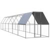 vidaXL kanapuur, 2 x 12 x 2 m, tsingitud teras