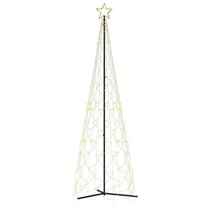 vidaXL j&otilde;uluk&auml;bid soe valge 500 LED-iga 100 x 300 cm