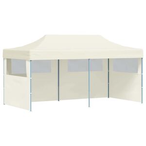 vidaXL kreemjas kokkupandav pop-up peotelk, 3 x 6 cm