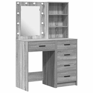 vidaXL Riietumislaud sahtliga 2 pcs Hall 50 x 41 x 135 cm Tehispuit