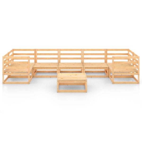 vidaXL 8-osaline aiam&ouml;&ouml;bli komplekt, m&auml;nnipuit