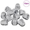 vidaXL Kuusnurga k&uuml;&uuml;nise p&auml;hklid 12 pcs H&otilde;bedane m8 Metall
