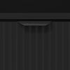 vidaXL Vannitoa kapp uksega Must 31,5 x 33 x 190 cm Tehispuit & Metall