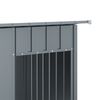 vidaXL koerakuut katusega, antratsiithall, 196 x 91 x 110 cm, teras