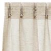 vidaXL Voile Kardin 2 pcs Liivakarva 260 x 140 cm Pol&uuml;ester