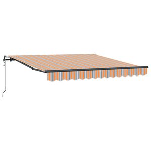 vidaXL K&auml;igukohandatav varikatus Mitmev&auml;rviline 300 x 250 cm