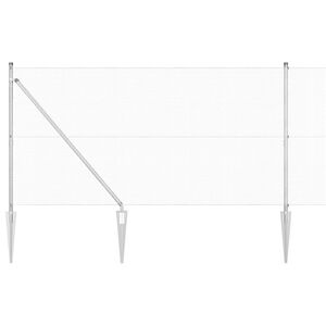 vidaXL Keermestatud traataed teravate otsadega 10 x 1,4 m (L x K)