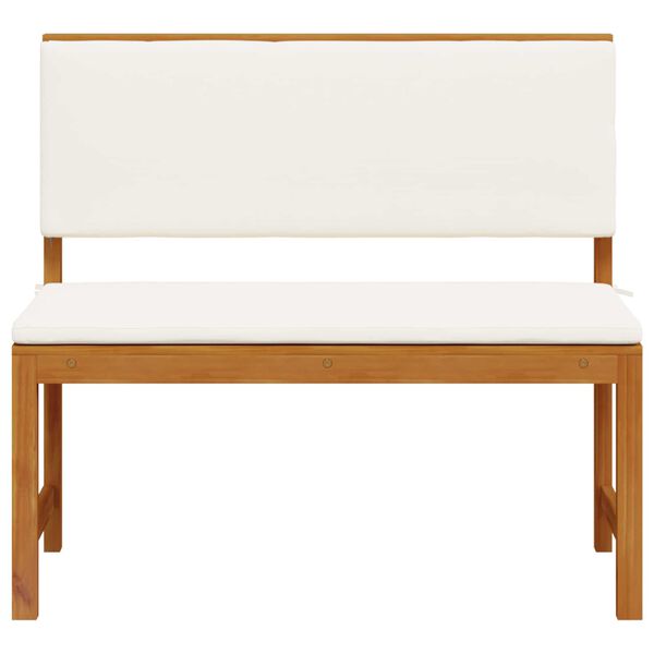 vidaXL Aia tool padjaga Pruun 100 x 50 x 91cm Akaatsiapuit