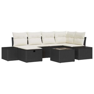 vidaXL Diivanikomplekt padjaga 7 pcs pol&uuml;rotang
