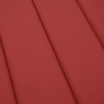vidaXL päevitustooli padi, punane, 200x70x3 cm, oxford kangas