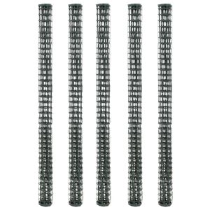 vidaXL aiapaneeli v&otilde;rgud 5 tk, HDPE, 1x1,2 m, roheline