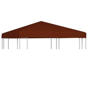 vidaXL varjualuse katus 310 g/m&sup2; 3 x 3 m, terrakota